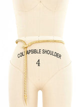 Goldtone Snake Chain Belt Accessory arcadeshops.com