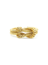 Knotted Goldtone Bracelet Accessory arcadeshops.com
