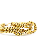 Knotted Goldtone Bracelet Accessory arcadeshops.com