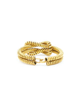 Knotted Goldtone Bracelet Accessory arcadeshops.com