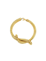 Knotted Goldtone Bracelet Accessory arcadeshops.com