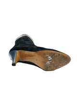 Metallic Snake Applique Suede Boots, 39 Accessory arcadeshops.com