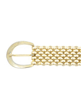 Krizia Goldtone Chainmail Belt Accessory arcadeshops.com
