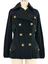 Gianni Versace Knit Blazer Jacket arcadeshops.com