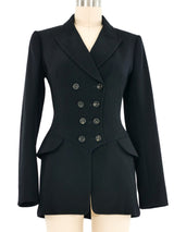 Alaia Double Breasted Tailored Blazer Jacket arcadeshops.com
