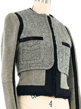 2008 Balenciaga Deconstructed Crop Jacket Jacket arcadeshops.com