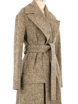 Celine Tweed Overcoat Outerwear arcadeshops.com