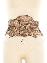 Copper and Rose Wire Crochet Belt Accessory arcadeshops.com