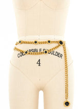 St. John Curb Chain Logo Belt Accessory arcadeshops.com