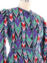 1981 Yves Saint Laurent Ikat Knit Jacket Jacket arcadeshops.com