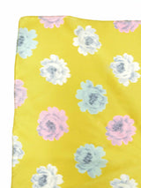 Escada Chartreuse Floral Blouse Top arcadeshops.com