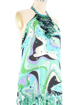 Emilio Pucci Paillette Embellished Halter Dress Dress arcadeshops.com