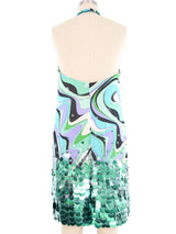 Emilio Pucci Paillette Embellished Halter Dress Dress arcadeshops.com