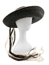 1960s Yves Saint Laurent Raffia Tassel Hat Accessory arcadeshops.com