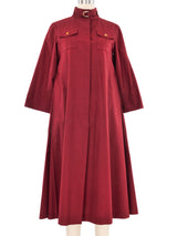 1970s Maroon Utility Tent Dress Dress arcadeshops.com