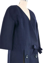 1960s Charles Cooper Navy Bow Accented Jacket Jacket arcadeshops.com