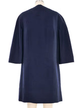 1960s Charles Cooper Navy Bow Accented Jacket Jacket arcadeshops.com