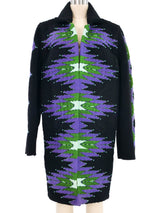 Black Beaded Wool Chimayo Coat Outerwear arcadeshops.com