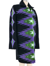 Black Beaded Wool Chimayo Coat Outerwear arcadeshops.com