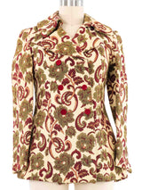 Cropped Tapestry Coat Jacket arcadeshops.com