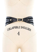 Escada Dimensional Leather Waist Belt Accessory arcadeshops.com
