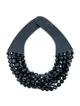 Fairchild Baldwin Bead and Leather Bib Necklace Accessory arcadeshops.com