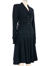 Escada Buckled Skirt Suit Suit arcadeshops.com