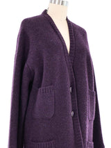 2007 Chanel Eggplant Double Pocket Cardigan Jacket arcadeshops.com