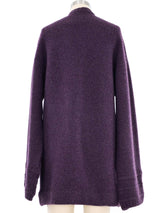 2007 Chanel Eggplant Double Pocket Cardigan Jacket arcadeshops.com