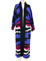 Geometric Maxi Cardigan Jacket arcadeshops.com