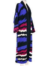 Geometric Maxi Cardigan Jacket arcadeshops.com