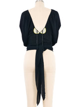 Holly's Harp Fruit Accented Jersey Wrap Top Top arcadeshops.com