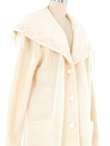 Pearl Bead Embellished Knit Jacket Jacket arcadeshops.com