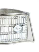 Azzaro Crystal Clamp Shirt Cuff Accessory arcadeshops.com