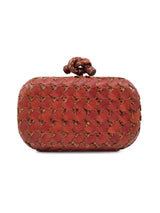 Bottega Veneta Textured Leather Knot Clutch Accessory arcadeshops.com