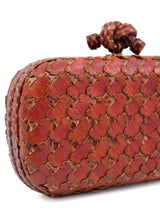 Bottega Veneta Textured Leather Knot Clutch Accessory arcadeshops.com
