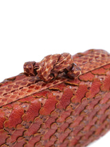 Bottega Veneta Textured Leather Knot Clutch Accessory arcadeshops.com