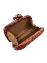 Bottega Veneta Textured Leather Knot Clutch Accessory arcadeshops.com