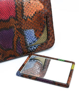 2017 Bottega Veneta Multicolor Snakeskin Chain Bag Accessory arcadeshops.com