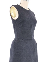 2006 Bottega Veneta Gray Felted Wool Dress Dress arcadeshops.com