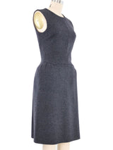 2006 Bottega Veneta Gray Felted Wool Dress Dress arcadeshops.com