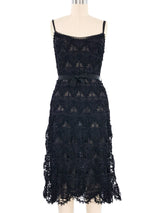 Prada Ribbon Lace Slip Dress Dress arcadeshops.com