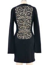 Costume National Lace Back Mini Dress Dress arcadeshops.com