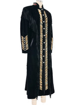 Fringed Suede Maxi Western Jacket Jacket arcadeshops.com