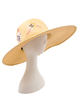 Chanel CC Camelia Straw Hat Accessory arcadeshops.com