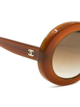 Chanel Round Lens Bead Chain Sunglasses Accessory arcadeshops.com