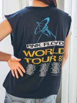 1987 Pink Floyd Cutoff Muscle Tee T-Shirt arcadeshops.com