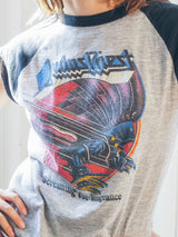1982-83 Judas Priest World Tour Cutoff Tee T-shirt arcadeshops.com