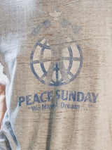 1982 Peace Sunday Rose Bowl Distressed Tee T-shirt arcadeshops.com