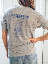 1982 Peace Sunday Rose Bowl Distressed Tee T-shirt arcadeshops.com